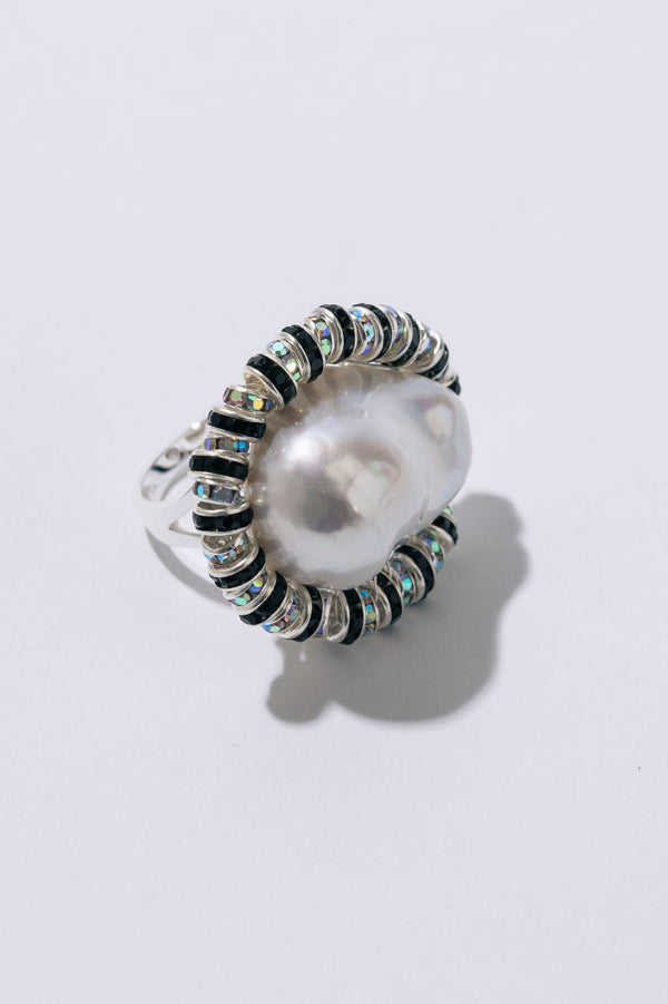 Pearl Octopuss.y Baroque Diamond Ring