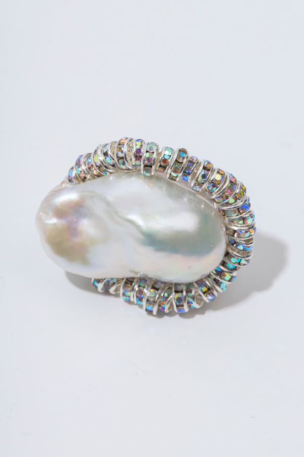 pearl octopuss.y Baroque Diamond Ring