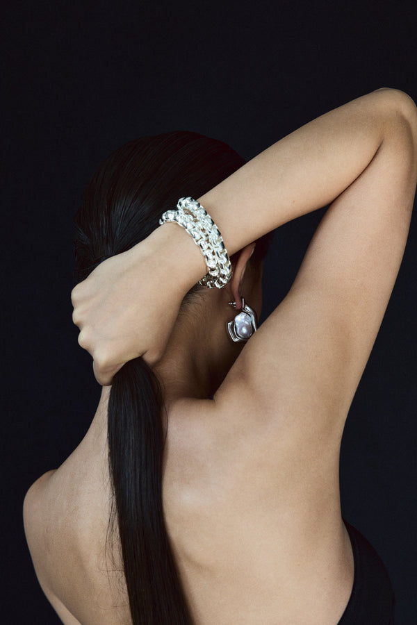 Pearl Octopuss.y Big Box Chain Necklace