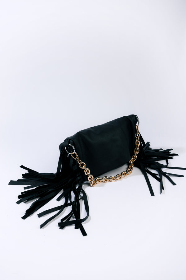 Pearl Octopuss.y Dawn Leather Fringe Bag
