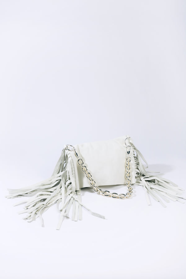 pearl octopuss.y Dawn Leather Fringe Bag