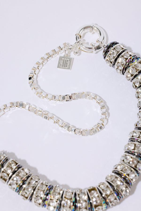 Pearl Octopuss.y Diamond Box Chain Necklace