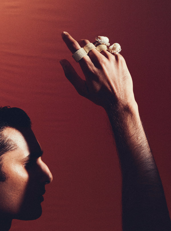 Pearl Octopuss.y Fat Diamond Ring