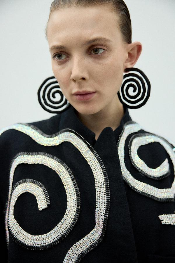 Pearl Octopuss.y Narcissus Hoops