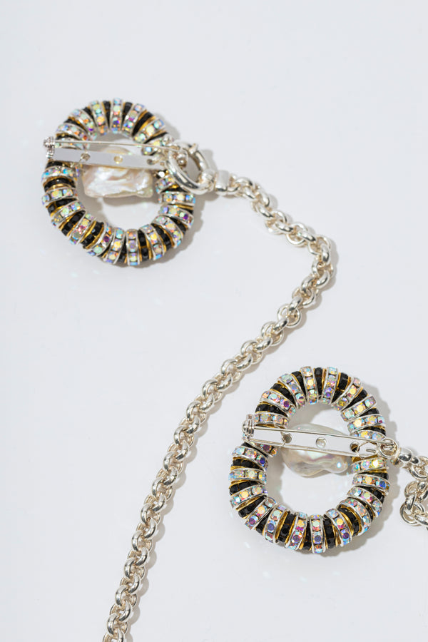 Pearl Octopuss.y Paris Chained Brooch