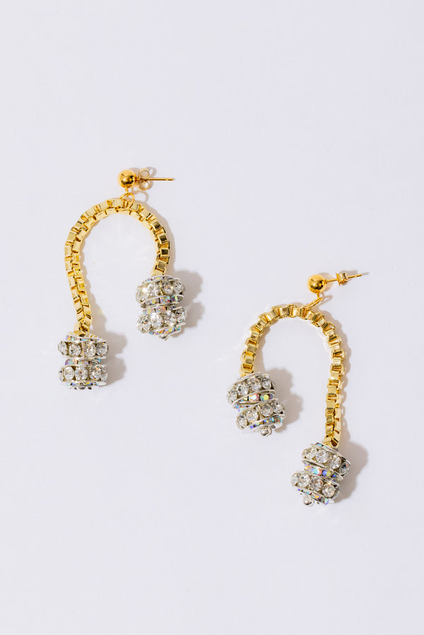 pearl octopuss.y Paris Chained Earrings