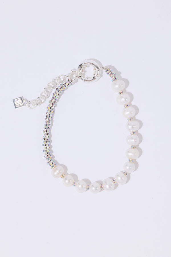 pearl octopuss.y Paris Diamond Anklet