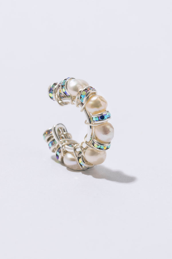 pearl octopuss.y Pearl Diamond Ear Cuff