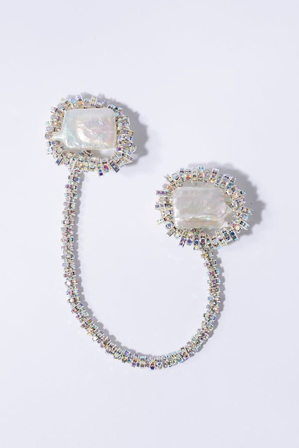 pearl octopuss.y Silencio Chained Brooch