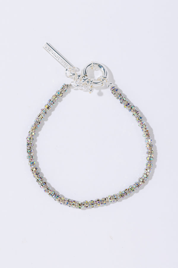 pearl octopuss.y Skinny Diamond Anklet