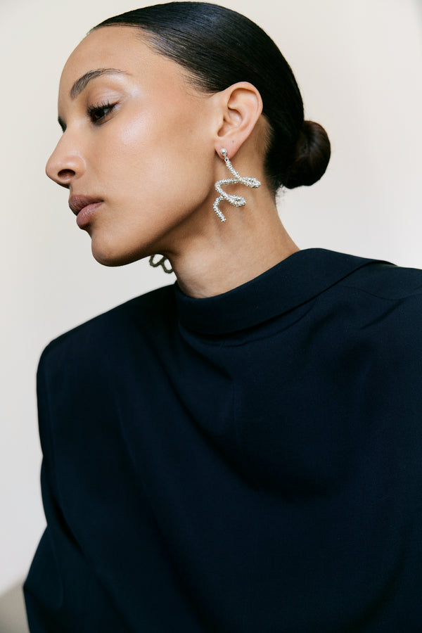 Pearl Octopuss.y Skinny Viper Earrings