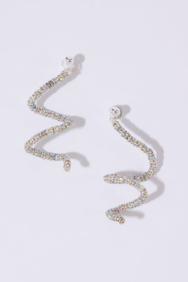 pearl octopuss.y Skinny Viper Earrings