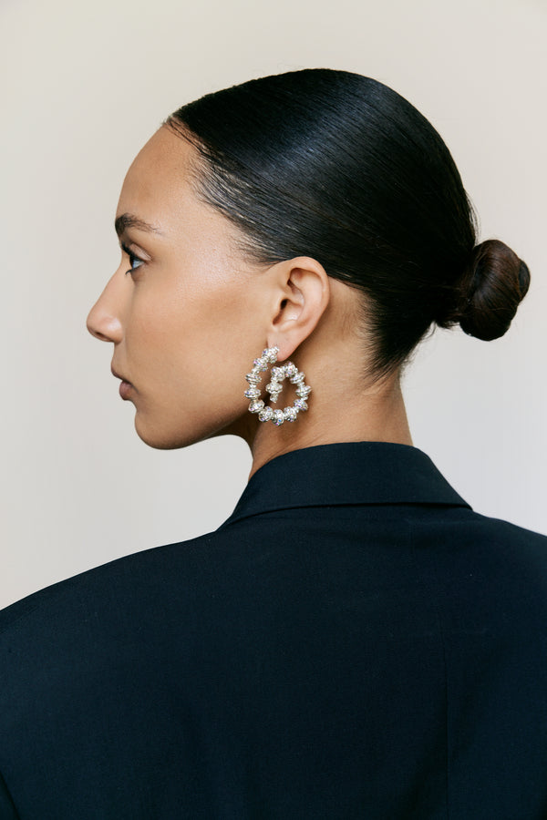 Pearl Octopuss.y Spiral Hoops