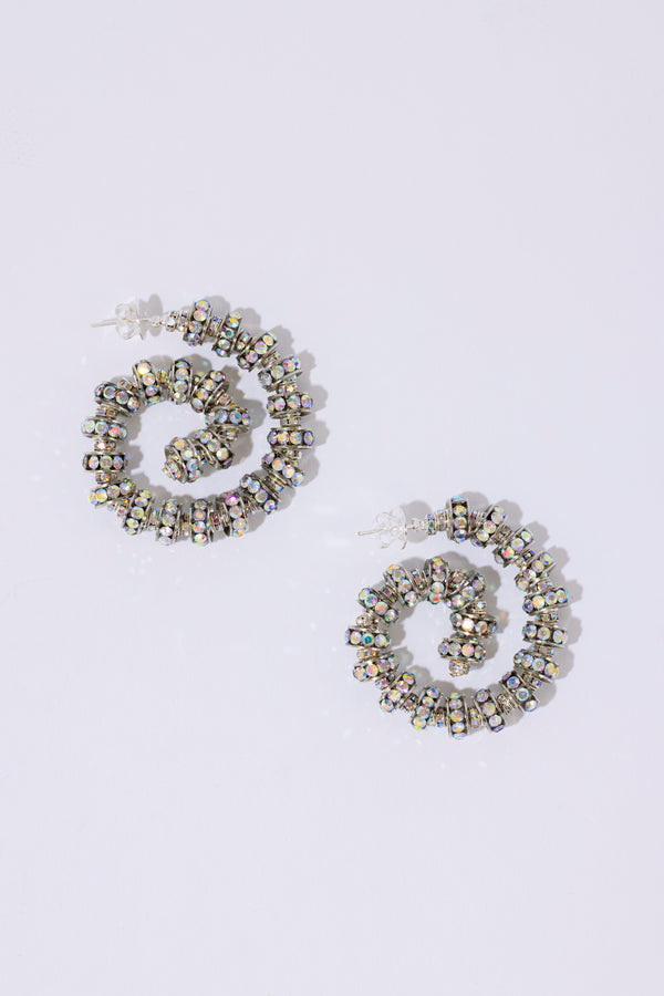 pearl octopuss.y Spiral Hoops