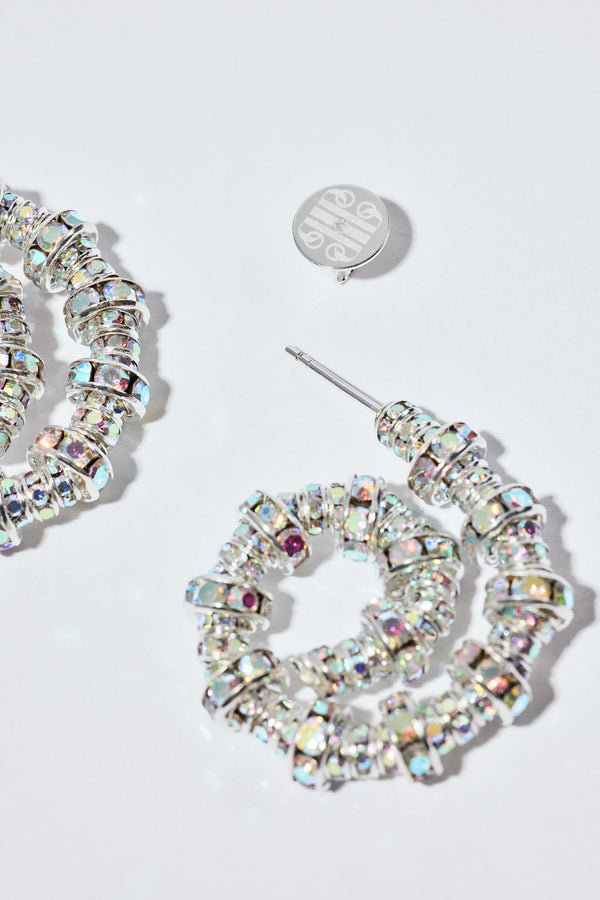 Pearl Octopuss.y Tiny Spiral Hoops