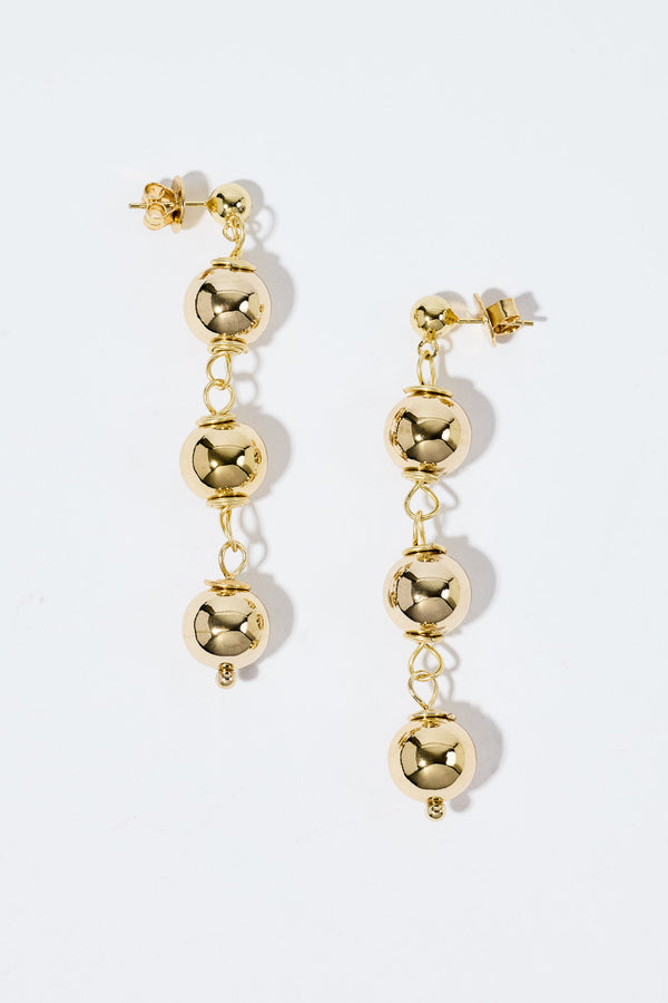 pearl octopuss.y Tiny Trio Sphere Earrings