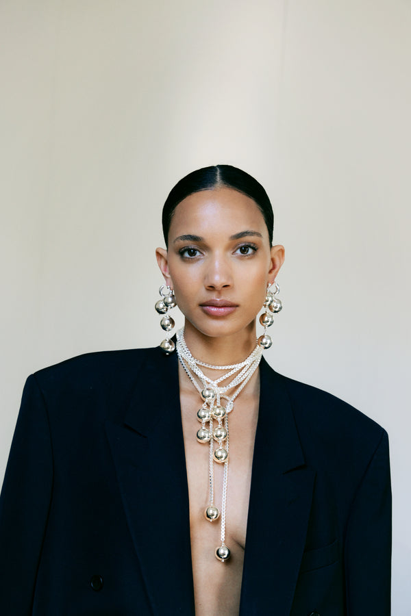 Pearl Octopuss.y Trio Sphere Earrings