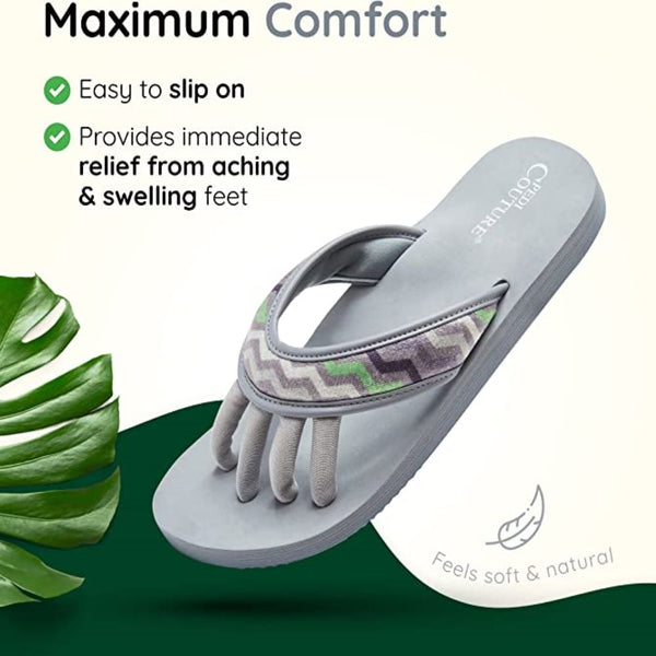 Pedi Couture Chevron Flip Flops