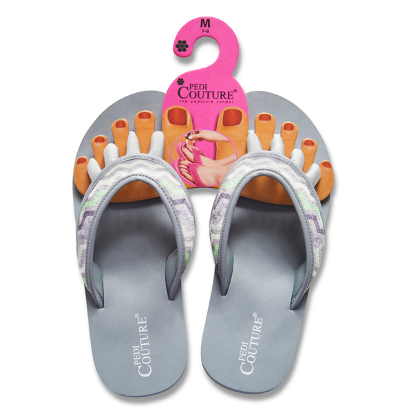 pedi couture Chevron Flip Flops