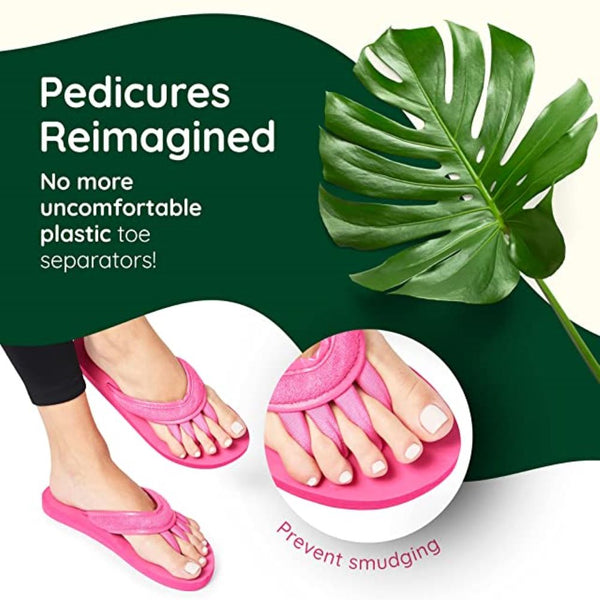 Pedi Couture Fuchsia Flip Flops