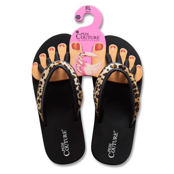 pedi couture Leopard Flip Flops