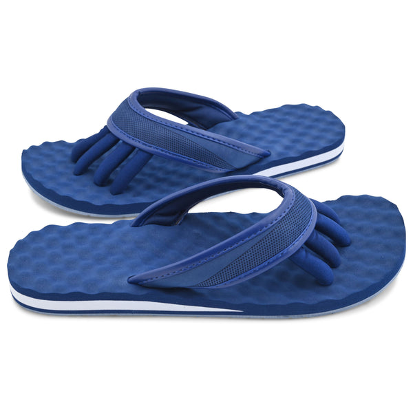 pedi couture Navy Mesh Flip Flops