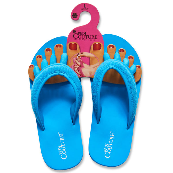 pedi couture Turquoise Flip Flops