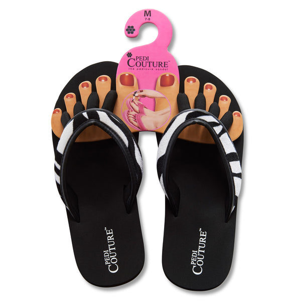 pedi couture Zebra Flip Flops