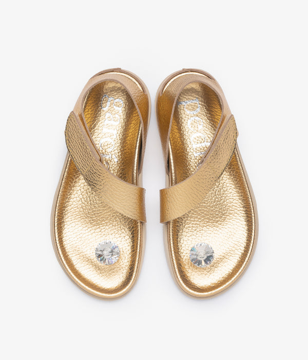 Pedro Garcia Dorleta / Gold Cervo Lame-crystal Calzado