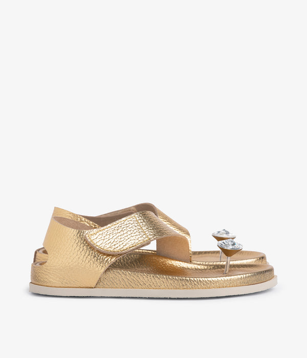 Pedro Garcia Dorleta / Gold Cervo Lame-crystal Calzado