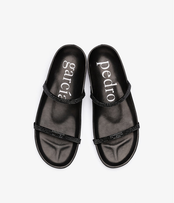 Pedro Garcia Amanda/ Black Nappa Calzado