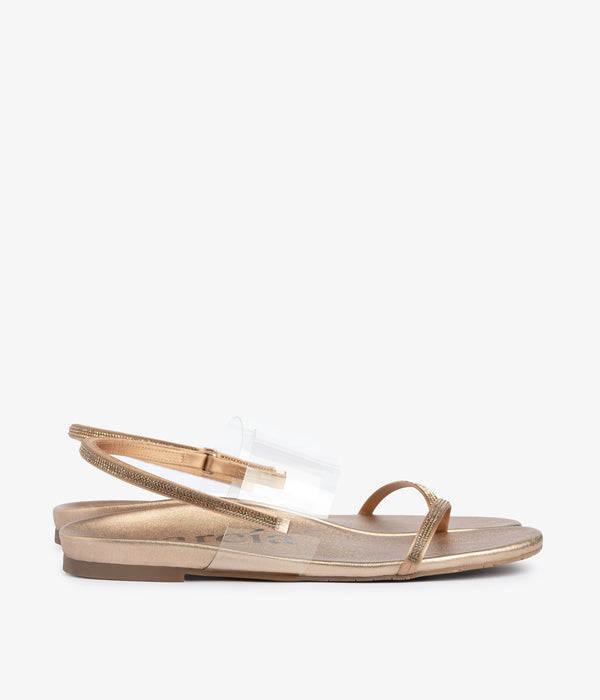 Pedro Garcia Blaer / Rose Gold Nappa Lame-jelly