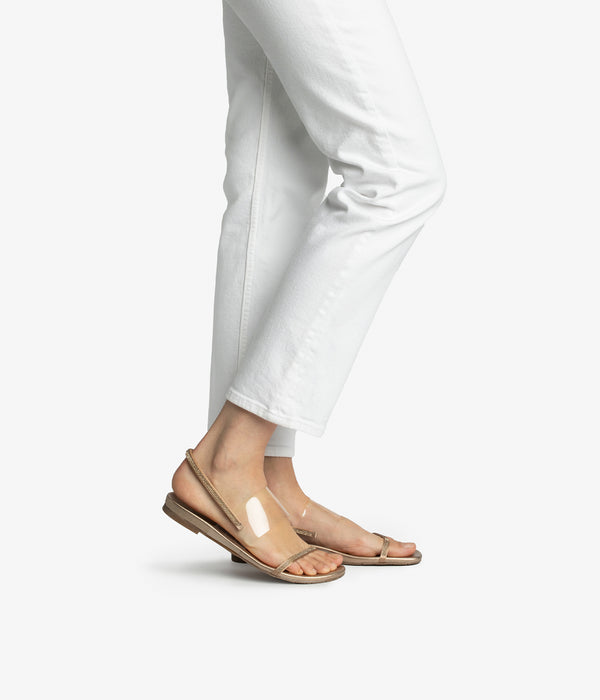 Pedro Garcia Blaer / Rose Gold Nappa Lame-jelly