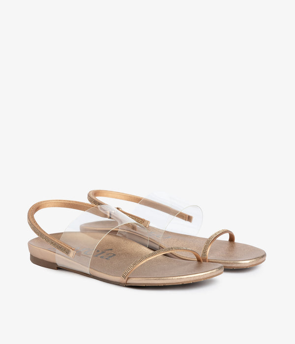 pedro garcia blaer / rose gold nappa lame-jelly