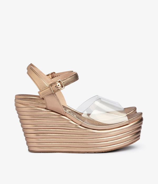 Pedro Garcia Danila / Rose Gold Nappa Lame-jelly