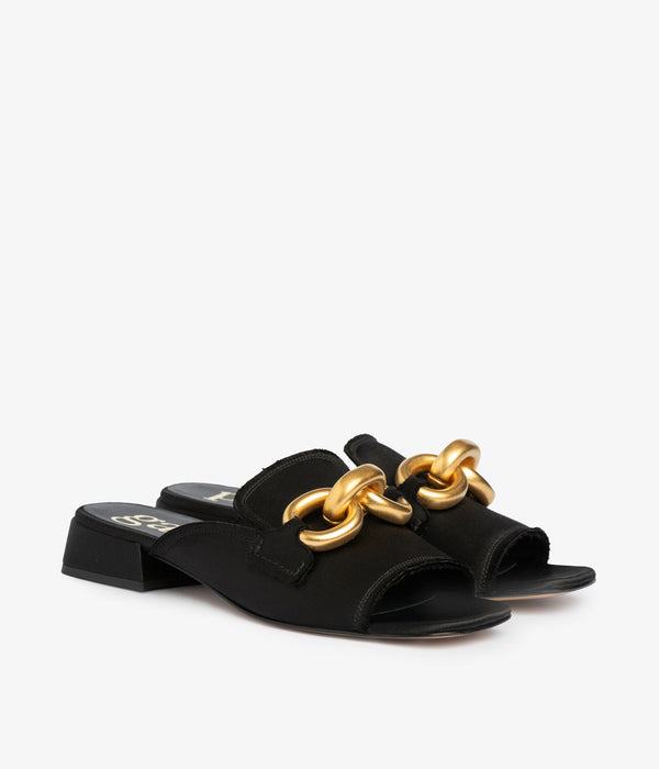 pedro garcia enna / black satin gold