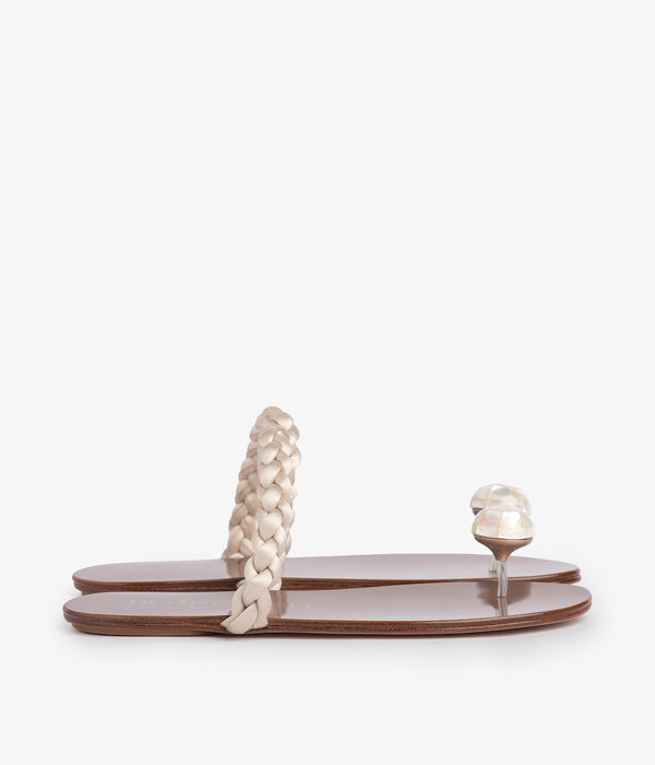 Pedro Garcia Pipa / Frappe Satin-white Mop Calzado