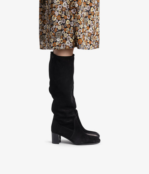 Pedro Garcia Xantia / Black Bessie Suede-black