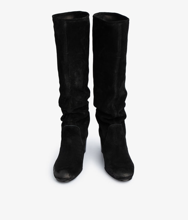 Pedro Garcia Xantia / Black Bessie Suede-black