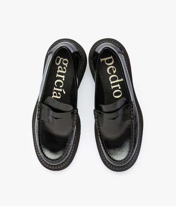 Pedro Garcia Sloan / Black Castoro Naplack-black Calzado