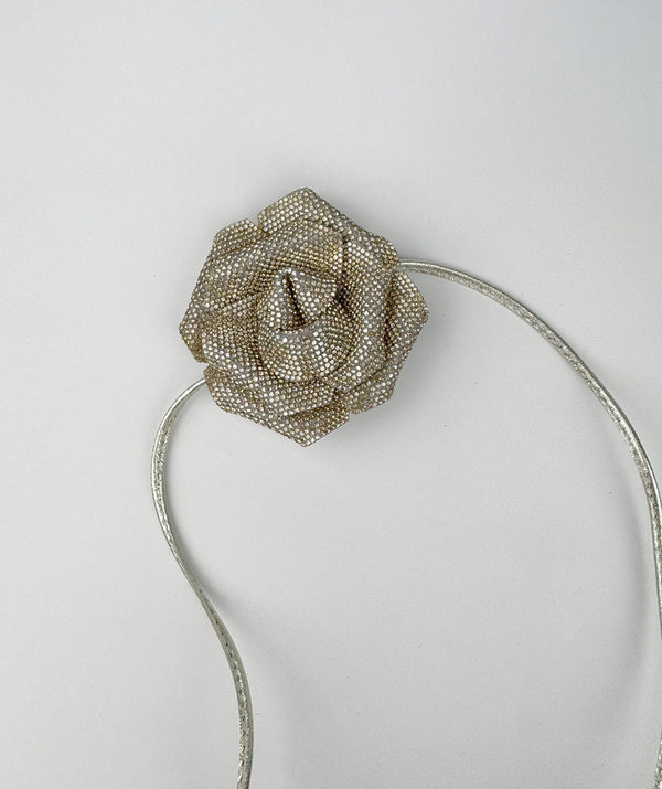 pedro miralles COLLAR FLORAL CON CORDÓN AJUSTABLE