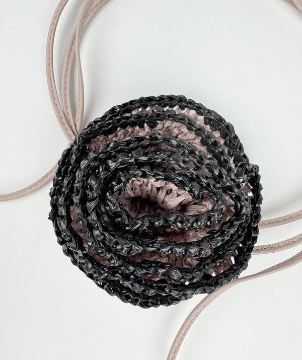 Pedro Miralles COLLAR FLORAL CON CORDÓN AJUSTABLE