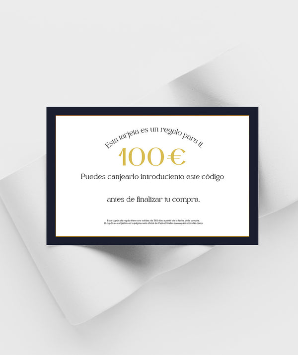 Pedro Miralles TARJETA REGALO