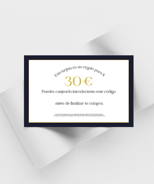 Pedro Miralles TARJETA REGALO REGALOS ESPECIALES - REGALOS ESPECIALES