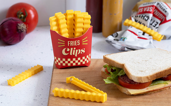 Peleg Design Fries Clips 12 Bag Clips In A Magnetic Box