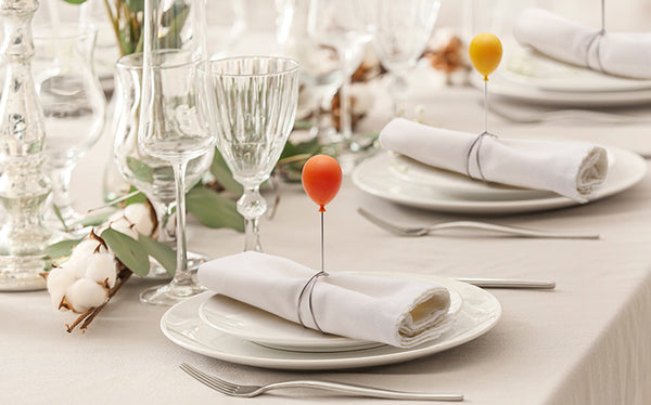 Peleg Design Balloonapkins Set Of 4 Napkin Rings
