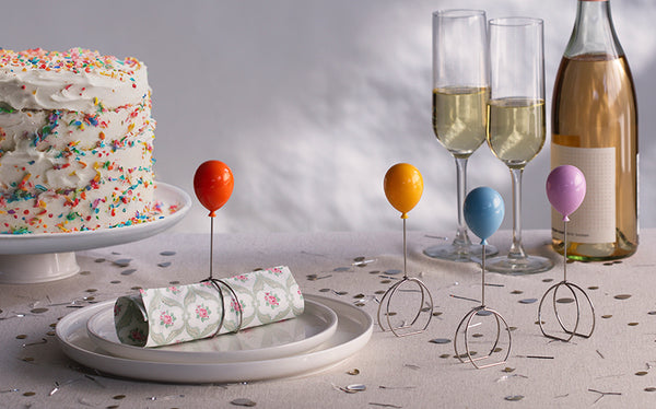 Peleg Design Balloonapkins Set Of 4 Napkin Rings