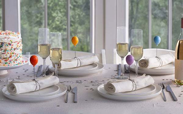 peleg design Balloonapkins Set of 4 Napkin Rings