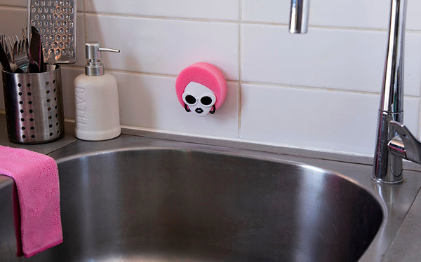 peleg design Dishco Girl Groovy Sponge Holder
