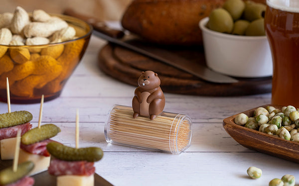 peleg design Woody Toothpick Dispenser